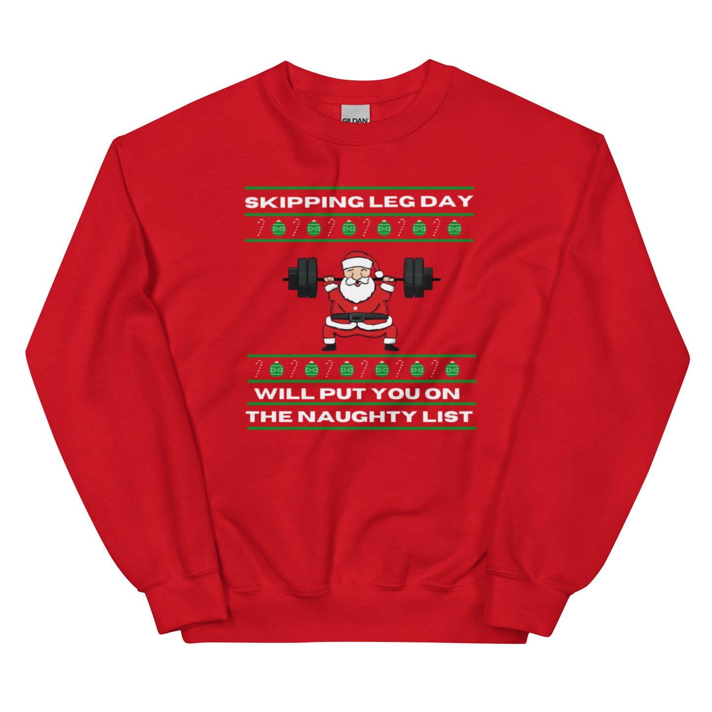 Leg Day Christmas Sweater